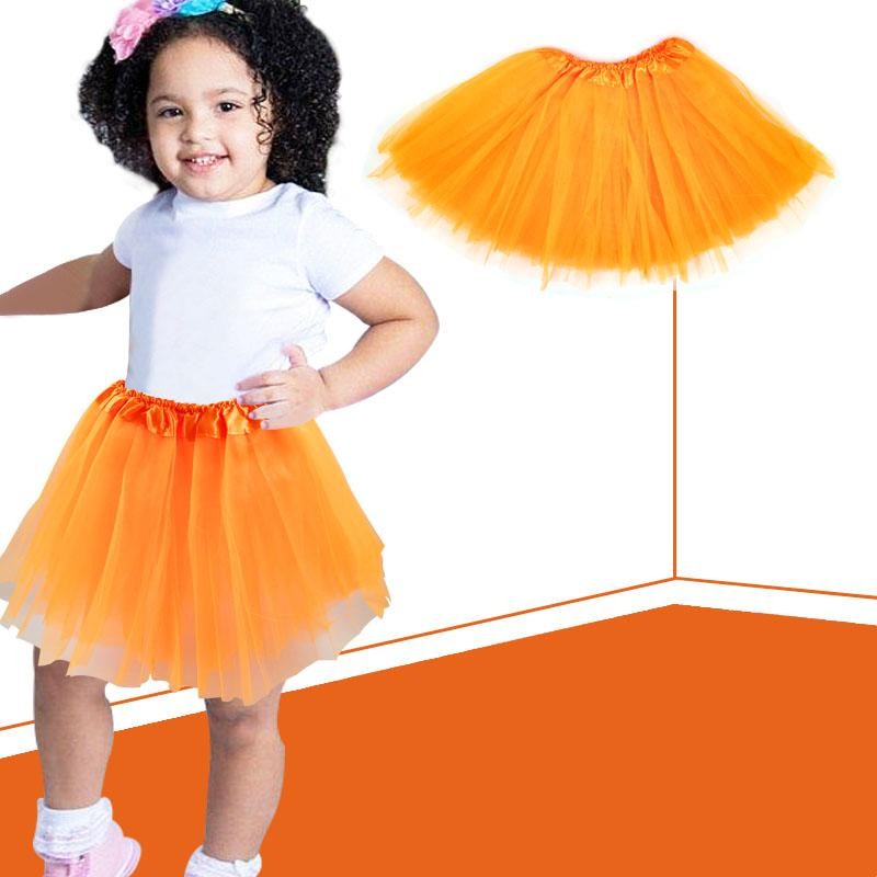 TUTU NARANJADA NIÑAS 8-10 MODA FALDA VESTUARIO INFANTIL BALLET