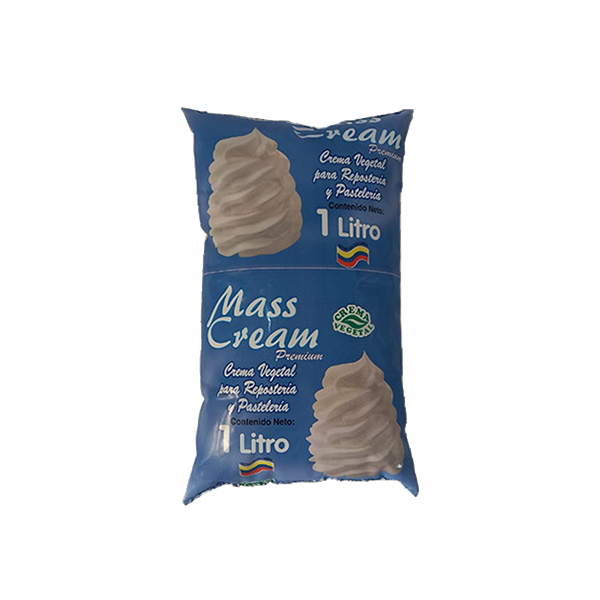 Crema para batir mass créam ludafa 1lt
