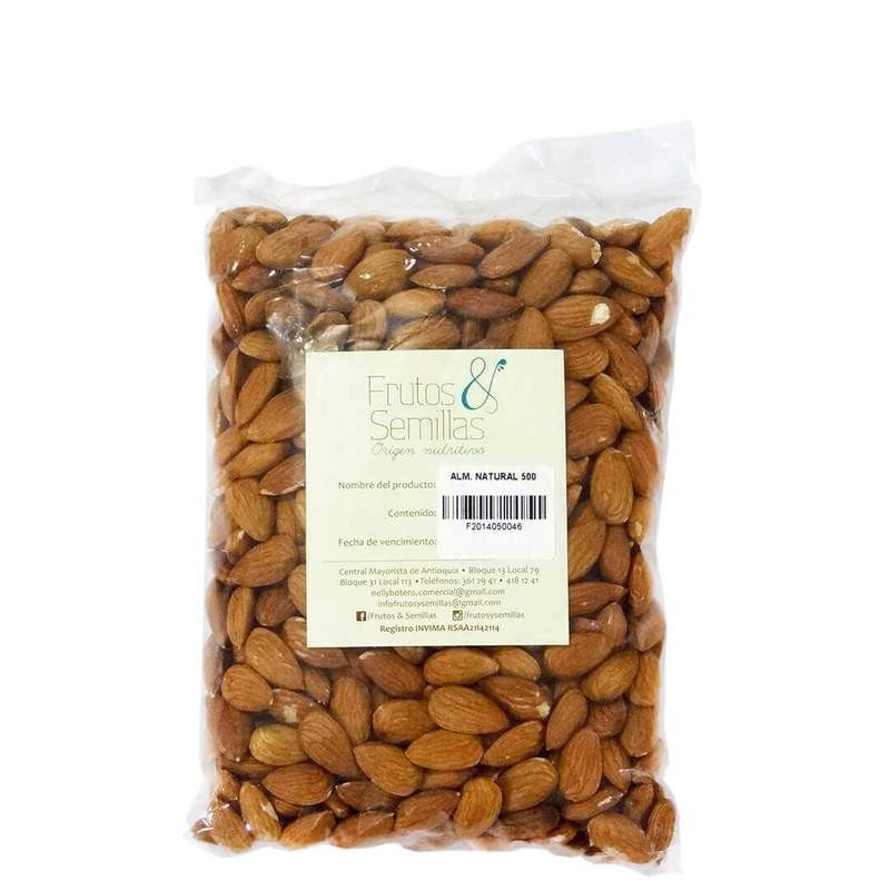 ALMENDRA NATURAL *500 GR