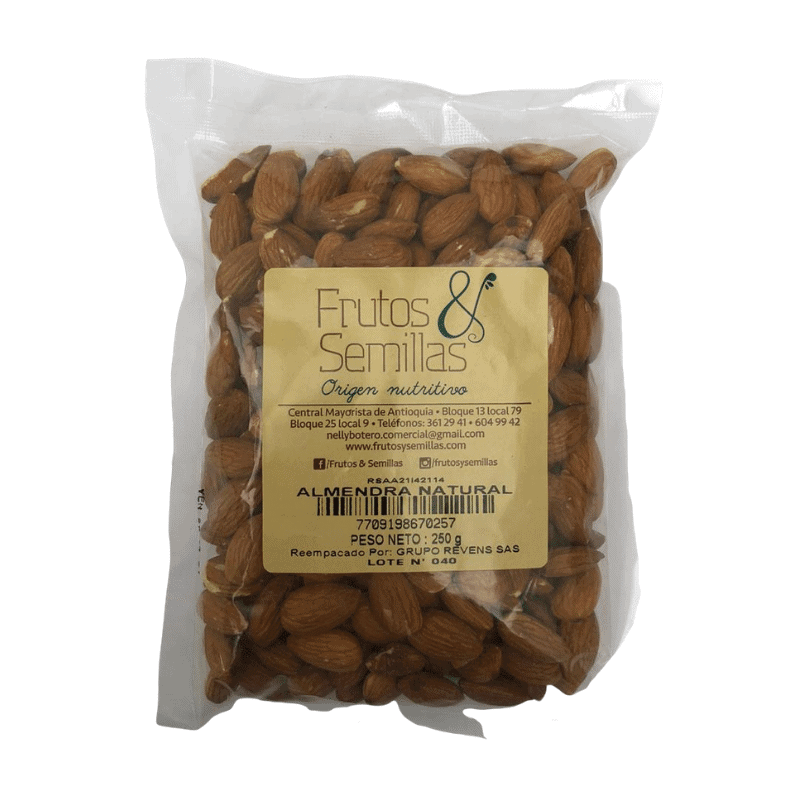 ALMENDRA NATURAL *250 GR