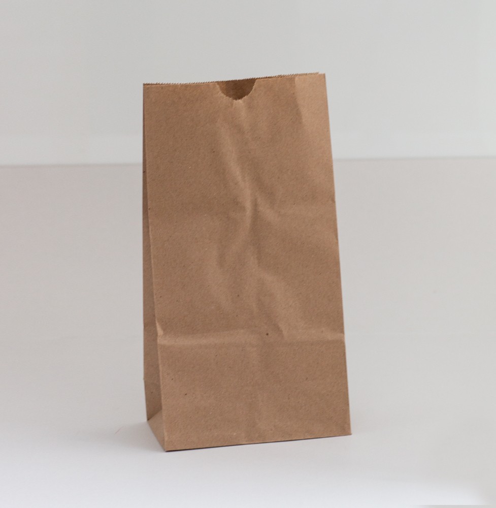 Bolsa De Papel Kraft # 6 *100 und