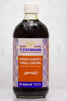 esencia sabor a vainilla oscura fleischmann *500g