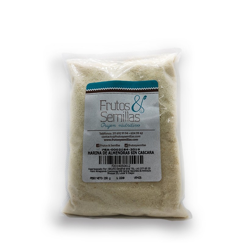 HARINA DE ALMENDRA SIN CASCARA *250 GR