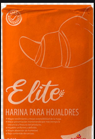 Harina élite para hojaldres 12.kg