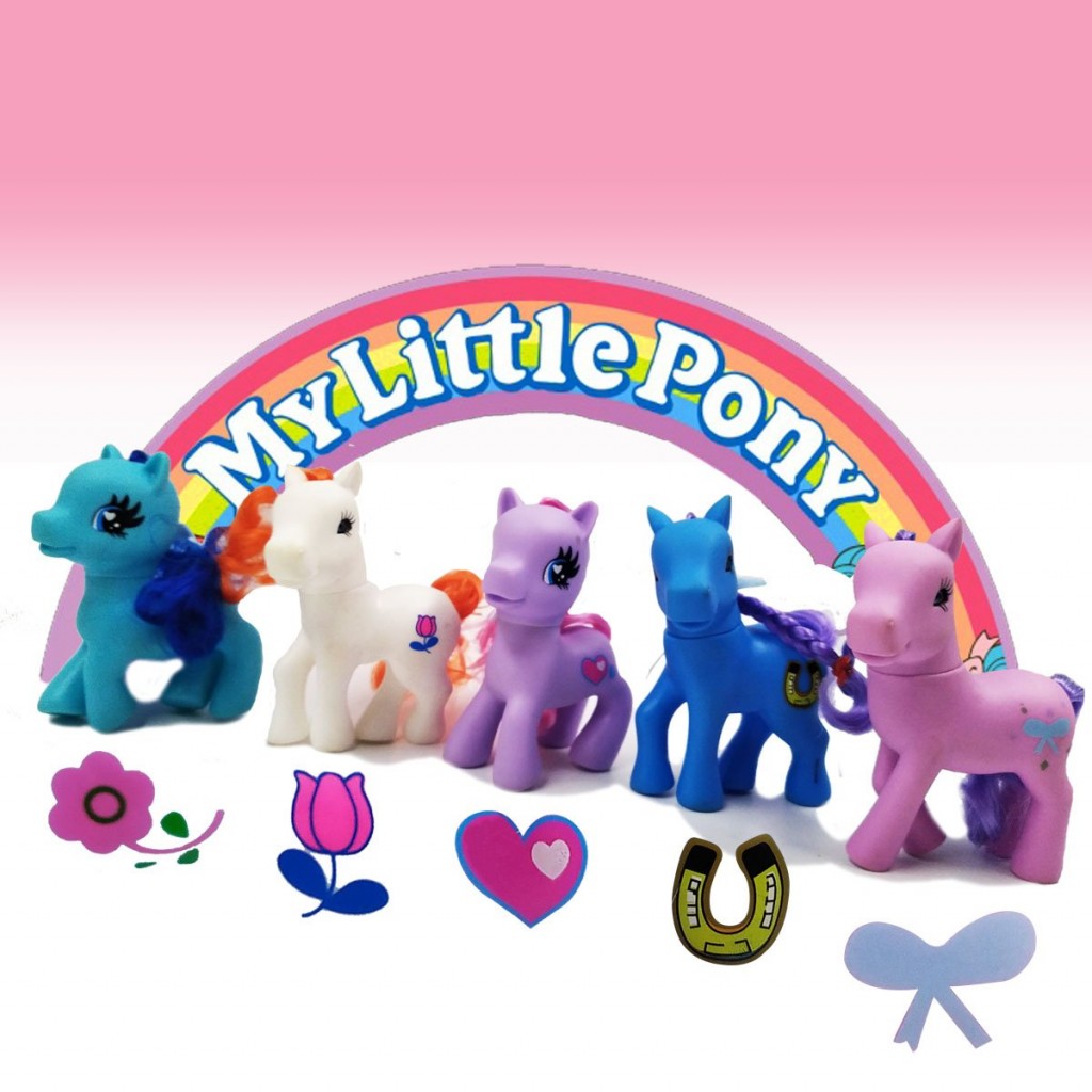 PONY JUGUETE PEINAR SET X5 JUGUETERÍA NIÑAS INFANTIL UNICORNIO