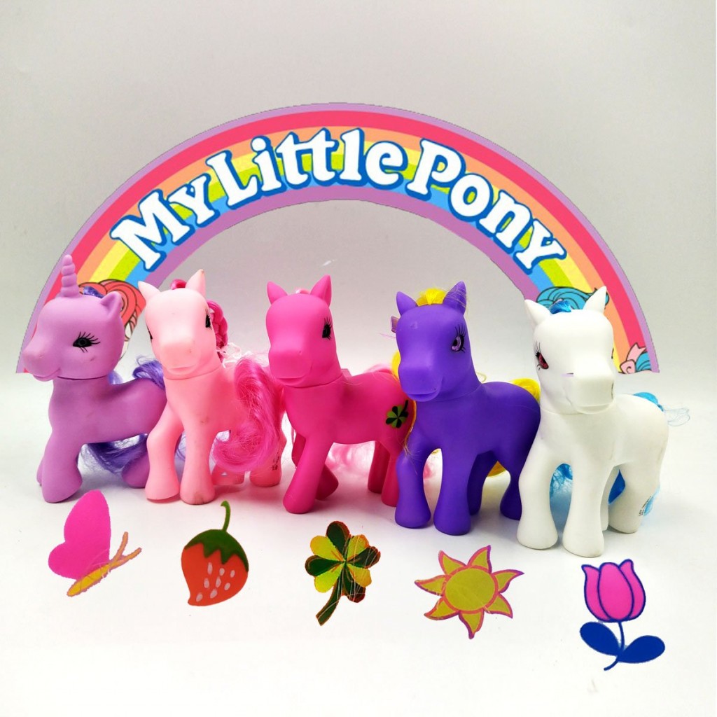 PONY JUGUETE PEINAR SET X5 JUGUETERÍA NIÑAS INFANTIL UNICORNIO