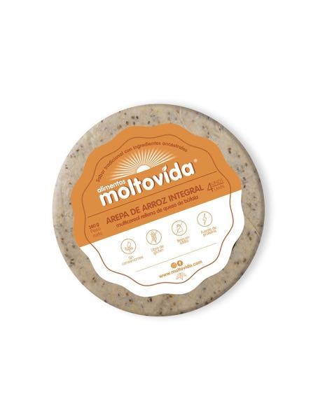AREPA DE ARROZ REL QUESO MOLTOVIDA*380GR