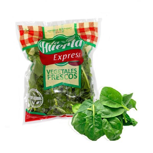ESPINACA HOJAS LA HUERTA  x 200GR