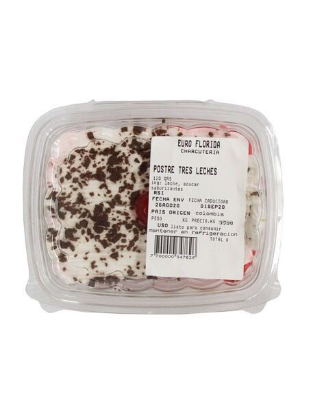 POSTRE TRES LECHE MINI*160 GR