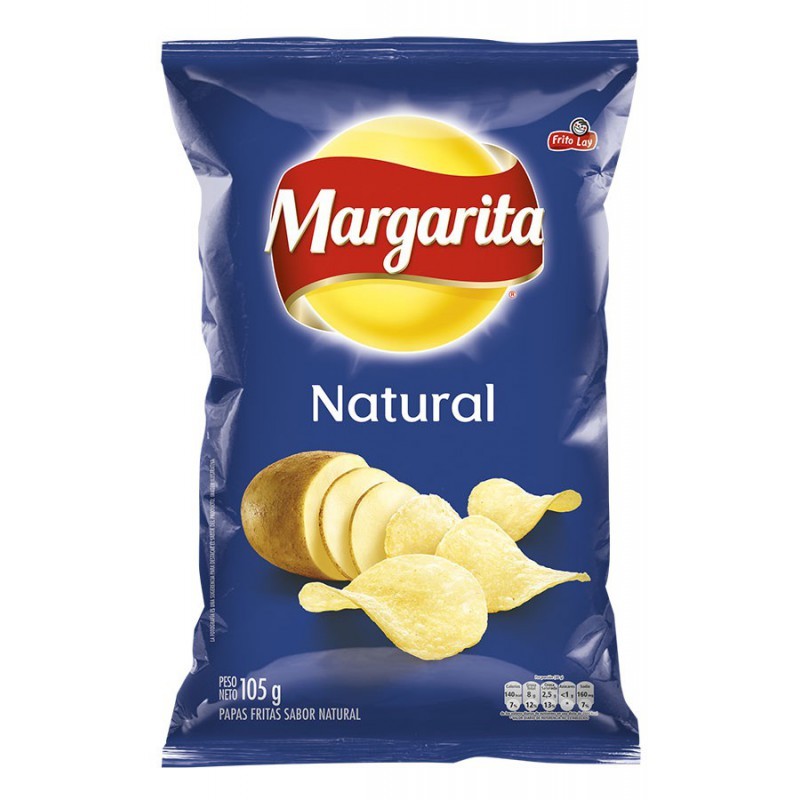 papas margarita natural 105g