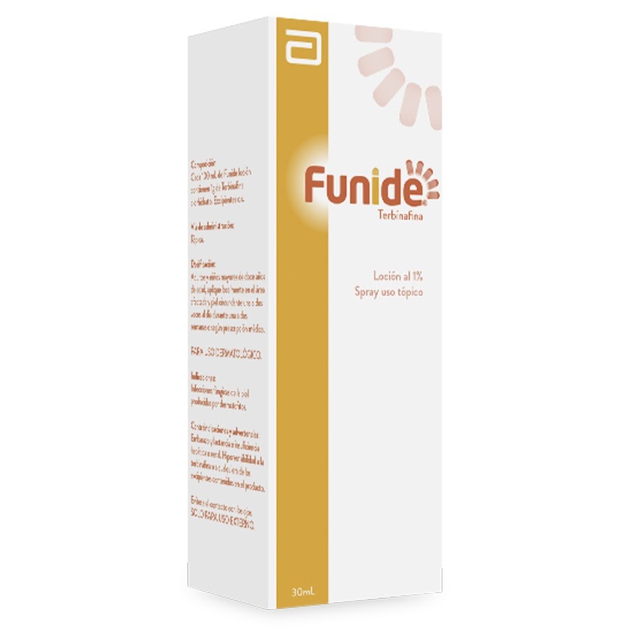 Funide 1% spray topico Caja x30ml Dermatic TERBINAFINA