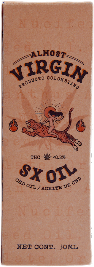 Aceite Intimo Almost Virgin SX Oil Con CBD x 30ml