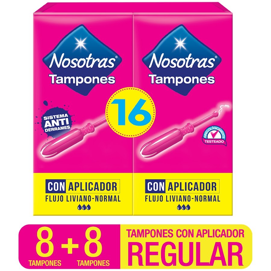 Oferta Tampones Nosotras con Aplicador Regular x 16Und