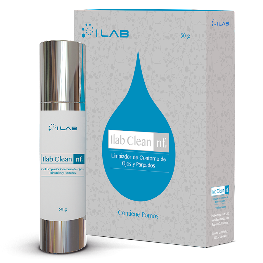 Gel Limpiador Contorno de Ojos y Parpados ILAB Clean x 50Gr