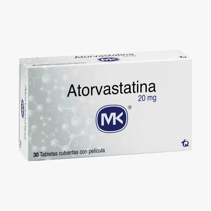 Atorvastatina Mk 20Mg Caja X 30 Tabletas
