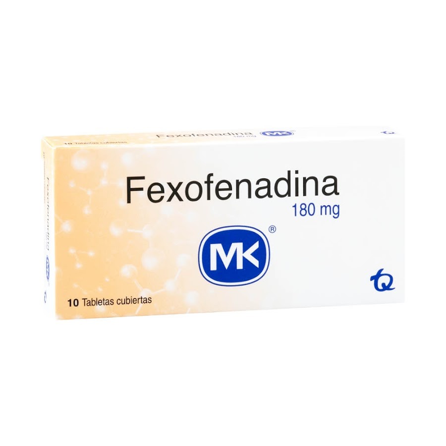 FEXOFENADINA MK 180MG.CAJA X10TAB.
