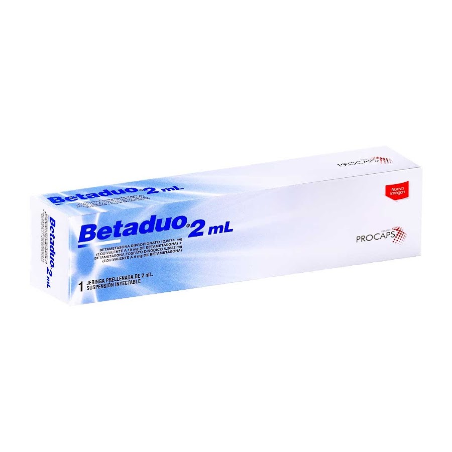 BETADUO 2ML JERINGA PRELLENADA CAJA X1UND. PROCAPS BETAMETASONA