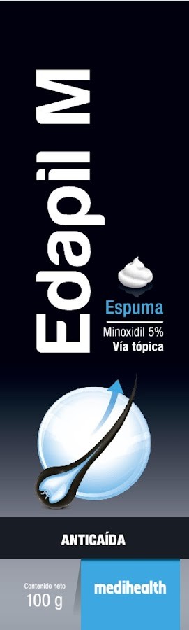 ESPUMA  EDAPIL-M MEDIHEALTH 5% TÓPICO CAPILAR X100G.MINOXIDIL