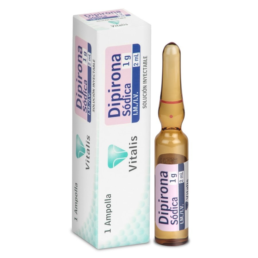 Dipirona Sodica 1Gr/2Ml Vitalis x 1 Ampolla