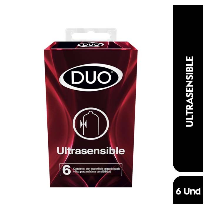 Condón DUO Ultrasensible x6Und