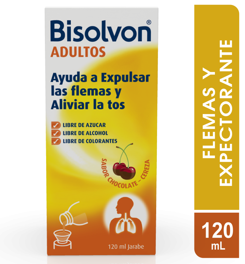 BISOLVON ADULTOS JBE FCO. X120ML. BOEHRINGER BROMHEXINA CLORHIDRATO