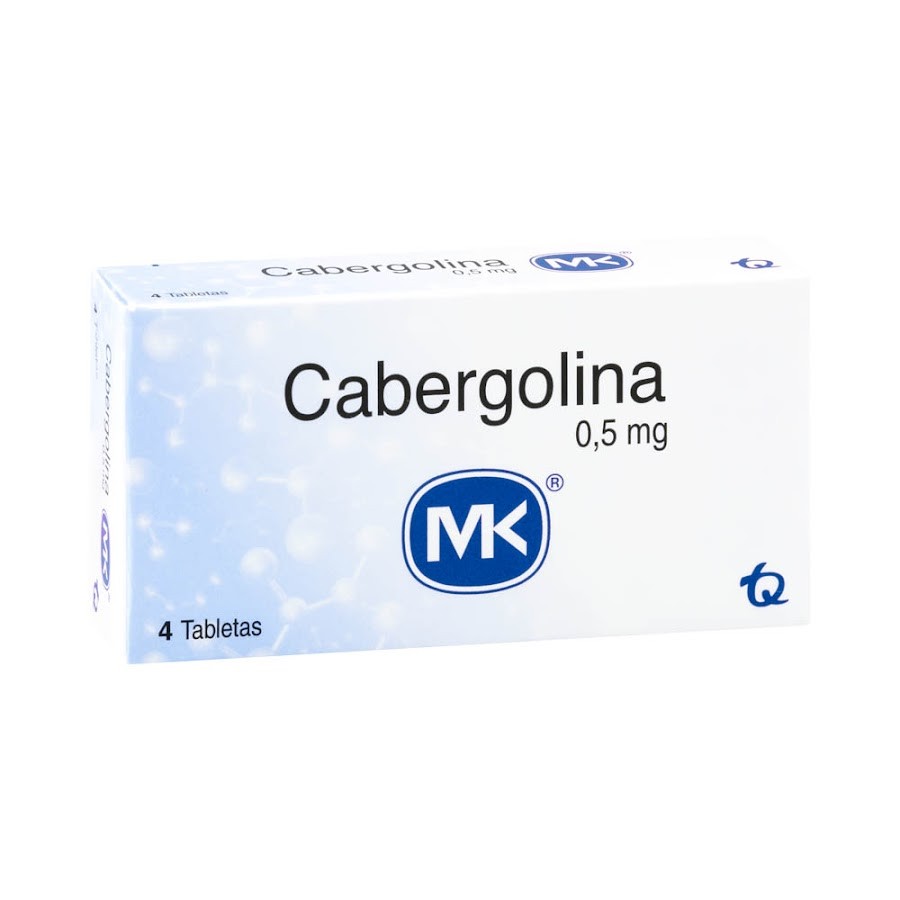 CABERGOLINA MK 0.5MG CAJA X 4TAB