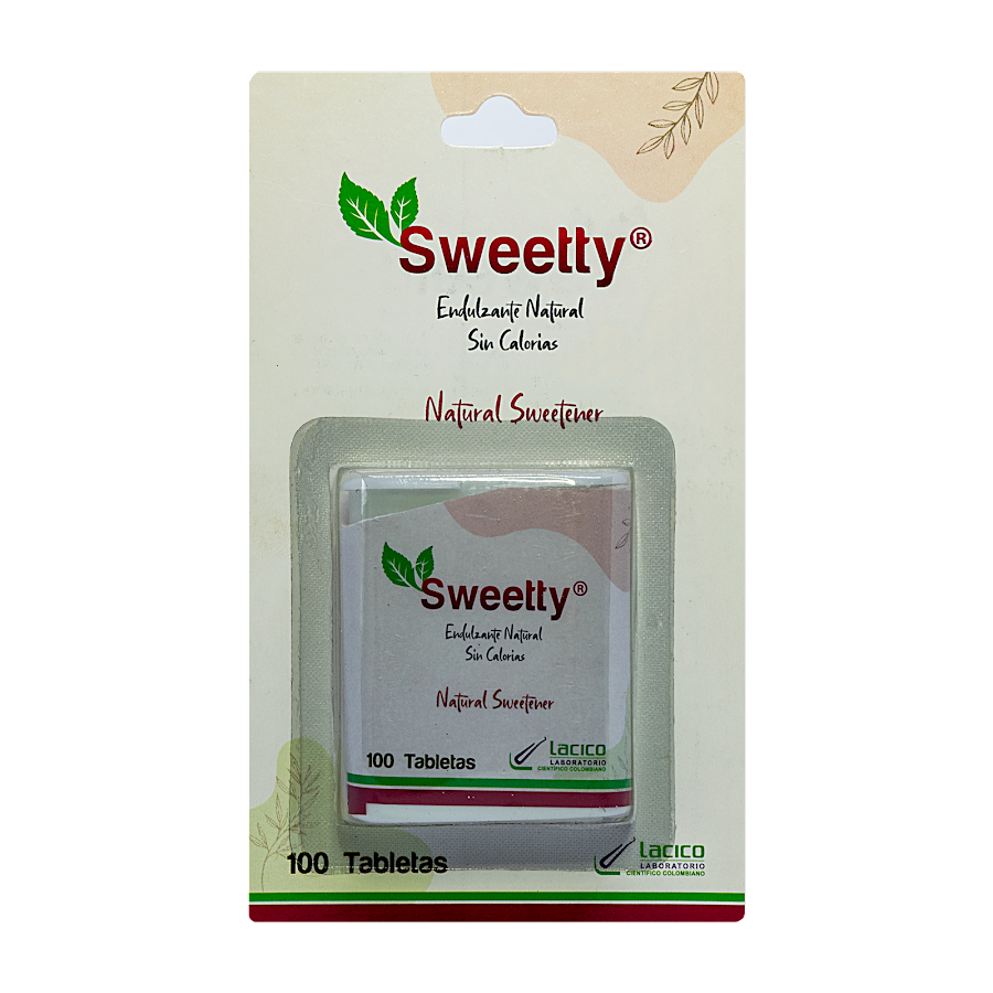 Stevia Endulzante natural en tabletas Pastillero x100ml