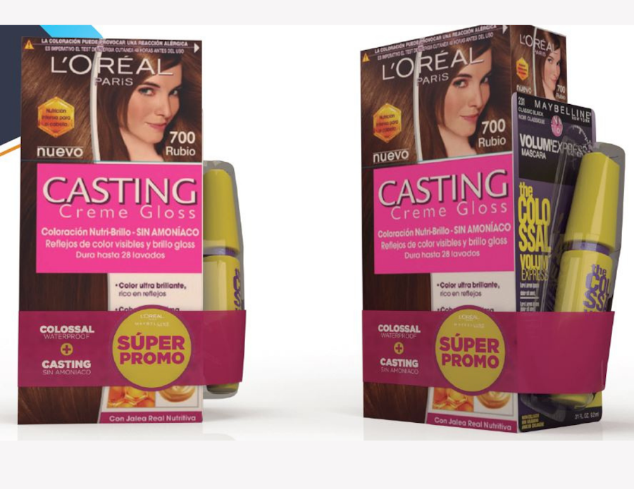 Oferta Tinte Loreal Casting Creme Gloss 700 Rubio + Pestañina Colossal