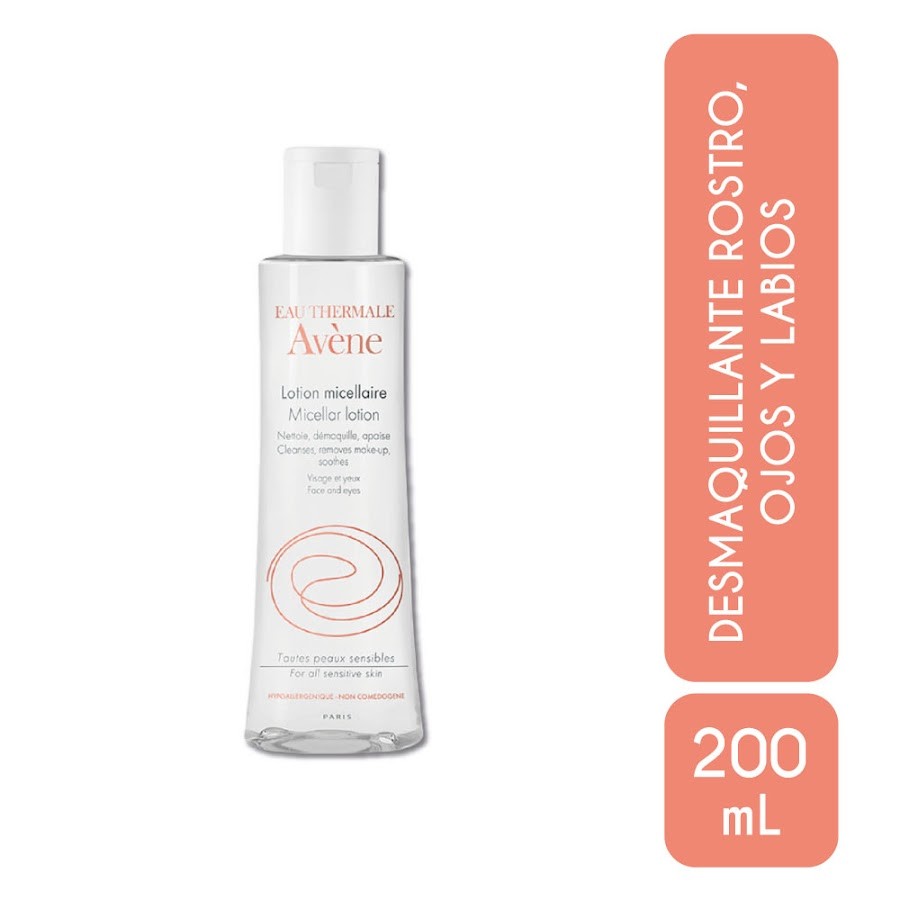 Loción AVÈNE Limpiadora Desmaquillante Sin Aclarado Micelar x200Ml