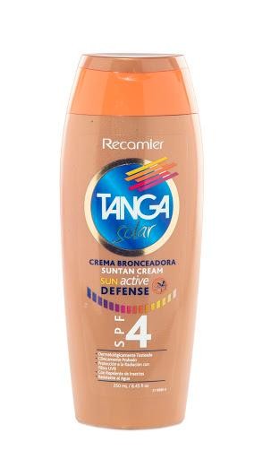PROTECTOR SOLAR TANGA SUN ACTIVE DEFENSE SPF4 X250ML.