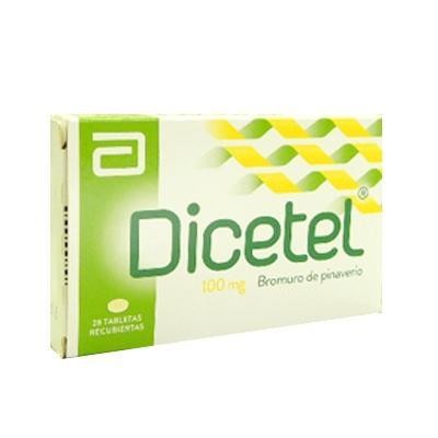 Dicetel 100Mg Tabletas Caja X28Tab. La Francol Bromuro De Pinaverio