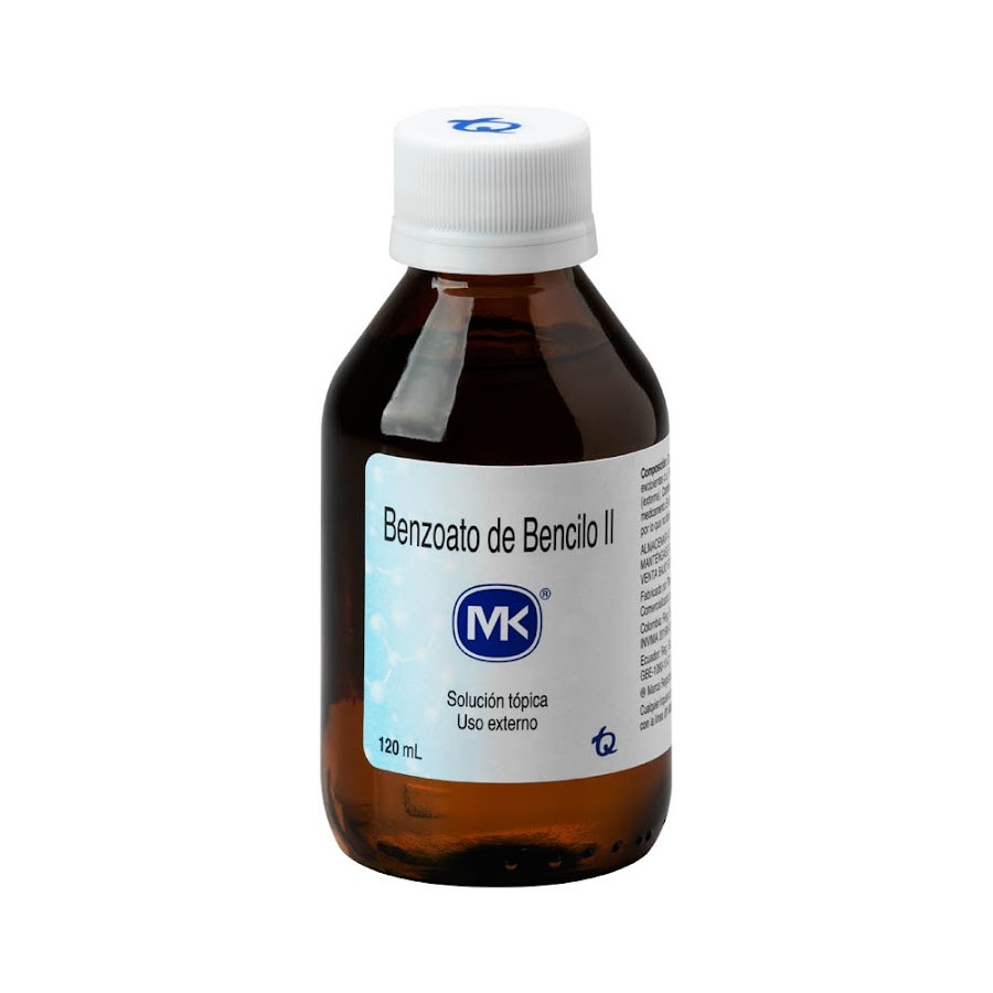 Benzoato de Bencilo II MK Solución Tópica Frasco x120Ml.