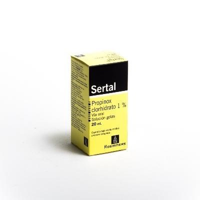 Sertal 1% Solución Oral Frasco x20ml. ROE. Propinox Clorhidrato