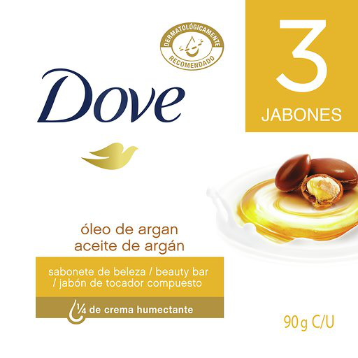 Jabón Dove Oleo De Argan X90g X3Und