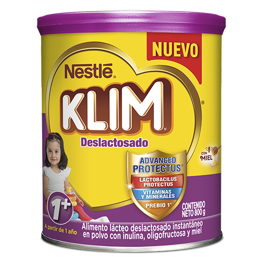 Alimento Lacteo Klim 1+ Deslactosada Lata X 800g
