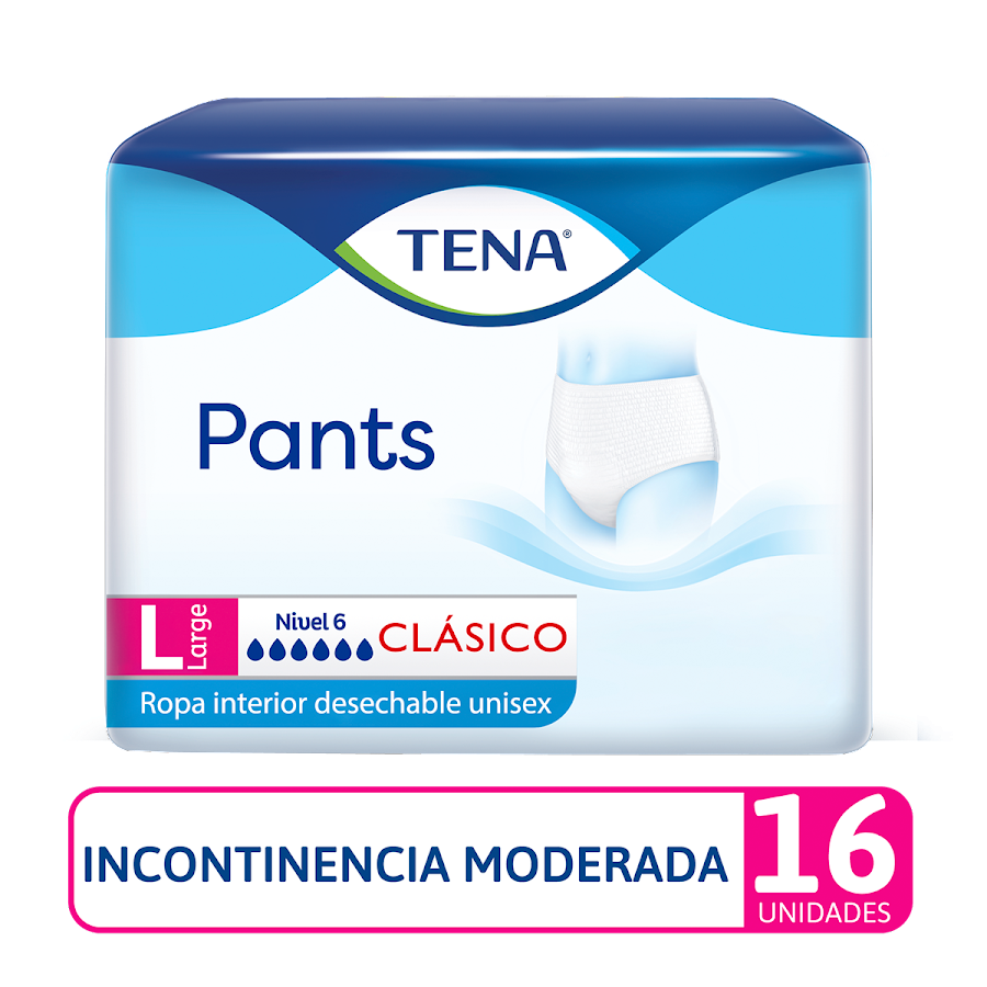 Ropa Interior Absorbente TENA Pants Clásico Lx16