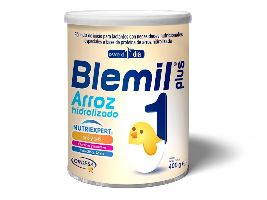 Formula Infantil Blemil Plus 1 Arroz Hidrolizado Recién Nacido Lata x 400Gr