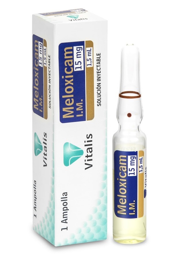 Meloxicam Vitalis 15Mg/1.5 Ml Caja x 1 Ampolla