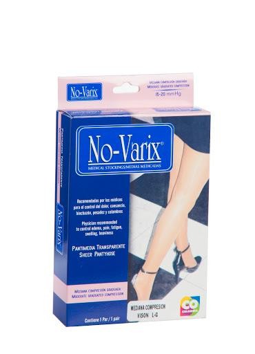 Medias No Varix Pantimedia Mediana Compresión Transparente L X1Und.