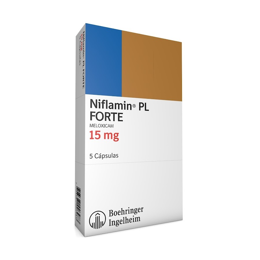 Niflamin Pl Forte 15Mg Cápsulas Caja  x5Cáp Boehringer Meloxicam