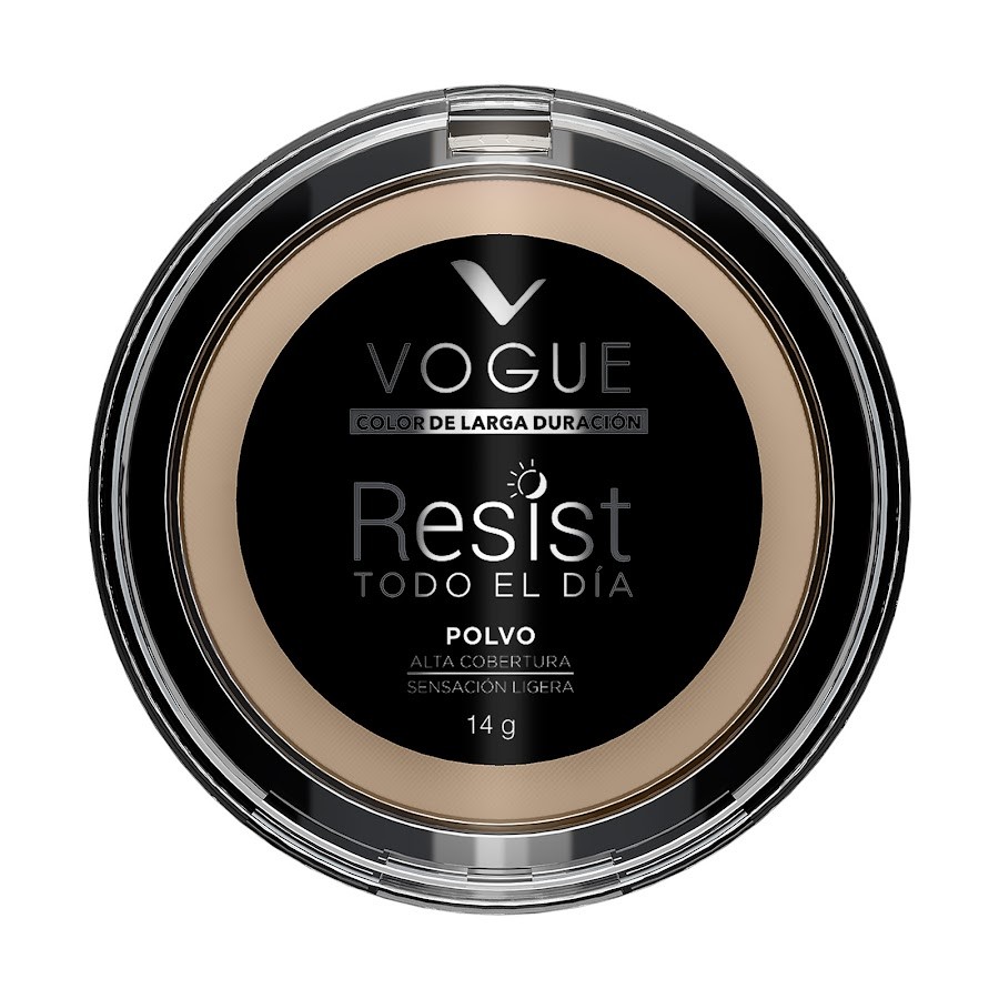 Polvo Compacto Vogue Glamour  Larga Duracion  X 1Und