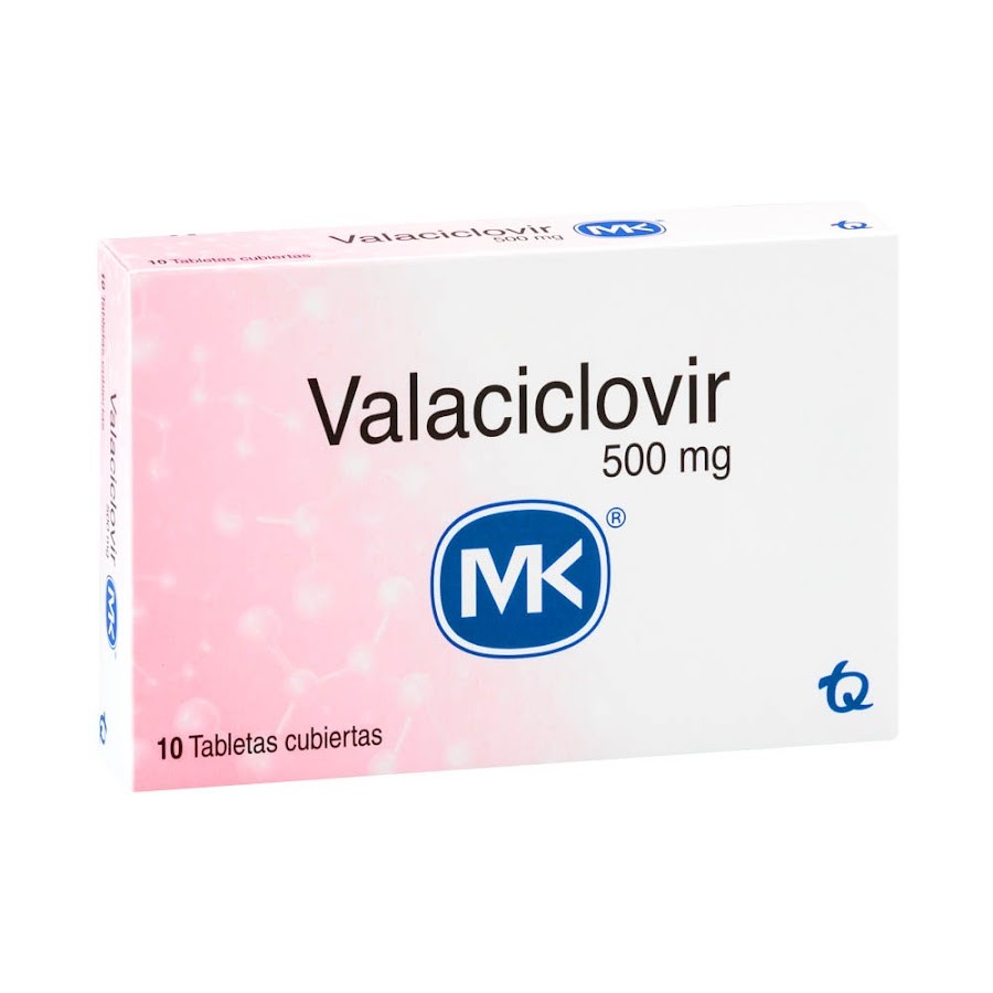 VALACICLOVIR MK 500MG. TABLETAS CAJ. X10TAB TQ