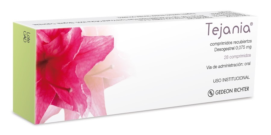 Tejania 0.075Mg Caja X 28 Tabletas Desogestrel