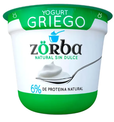 Yogurt Griego Zorba Sin dulce x 135Gr