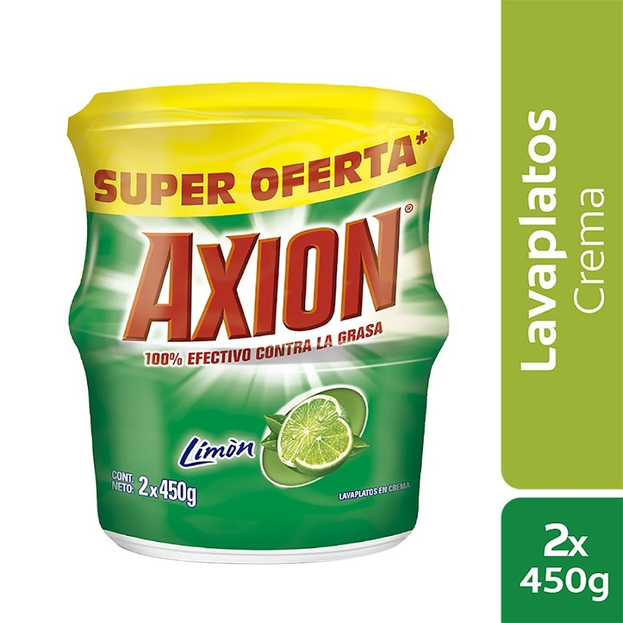 OFERTA LAVAPLATOS AXION ARRANCA GRASA LIMÓN PRECIO ESPECIAL X2UND.