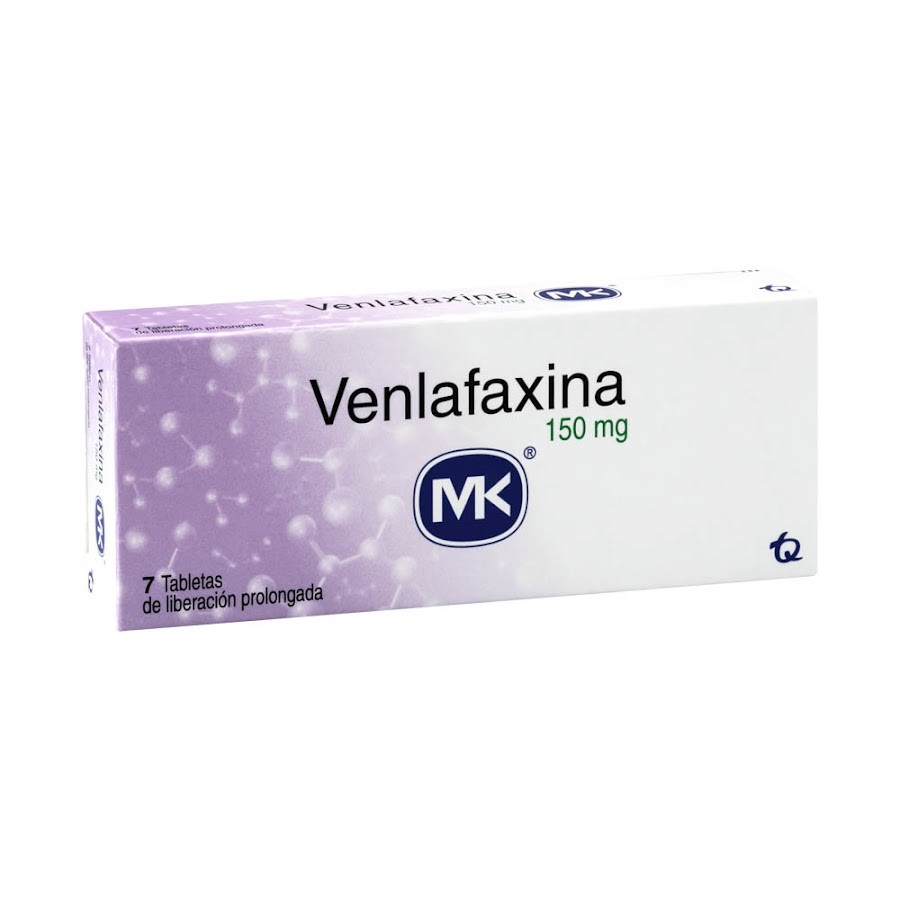 Venlafaxina MK 150mg Tableta Caja x7Tab.
