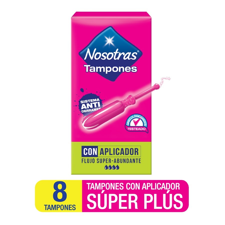 Tampones Nosotras con Aplicador Super Plus x 8Und