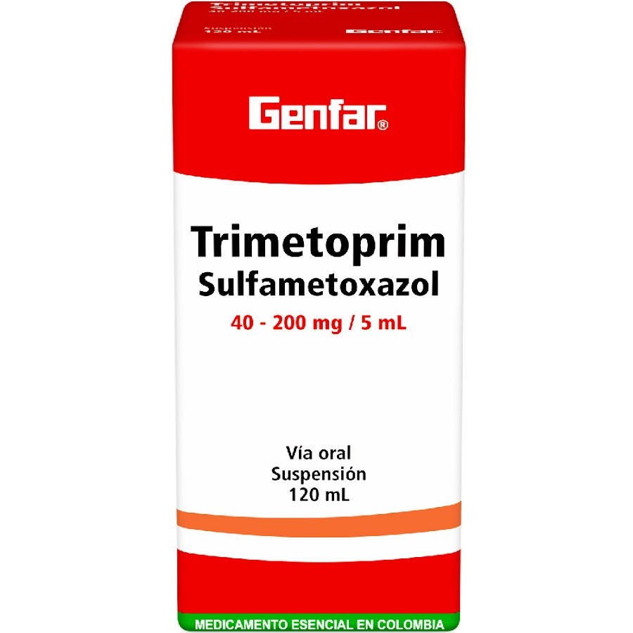Trimetoprim Sulfametoxazol Genfar 40/200Mg Suspensión Frasco X120Ml.