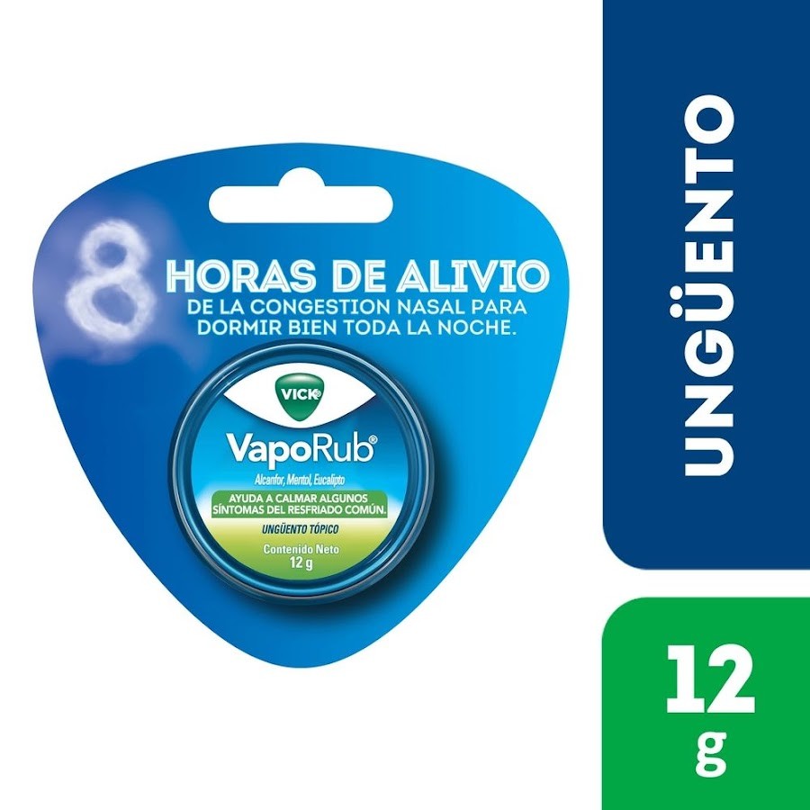 Vick VapoRub Unguento Lata x 12Gr