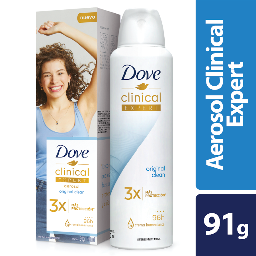Antitranspirante DOVE Aerosol Clinical Expert x 91g